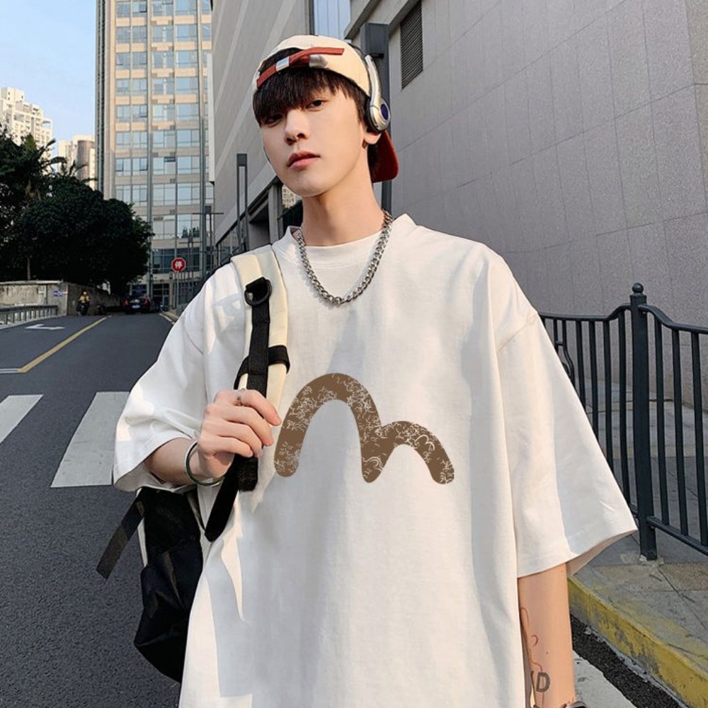 Casual couple crew neck short sleeve T-shirt - Picture 5 of 6